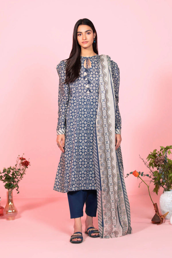 3P-DAY22VB-5WS Printed Lawn Collection 2025 Volume-01 by Sapphire