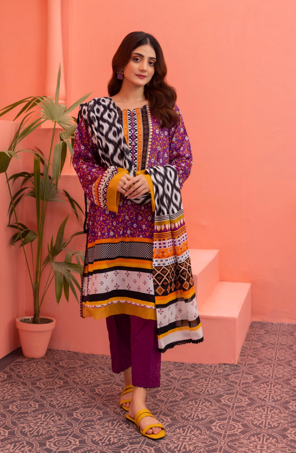 S24-04 Salina Volume 24 Digital Printed Lawn Collection 2024 by Regalia