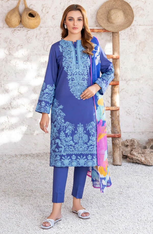 U3562SU-3PC-143  Unstitched 3 Piece Lawn Collection Volume-1 2025 by Limelight