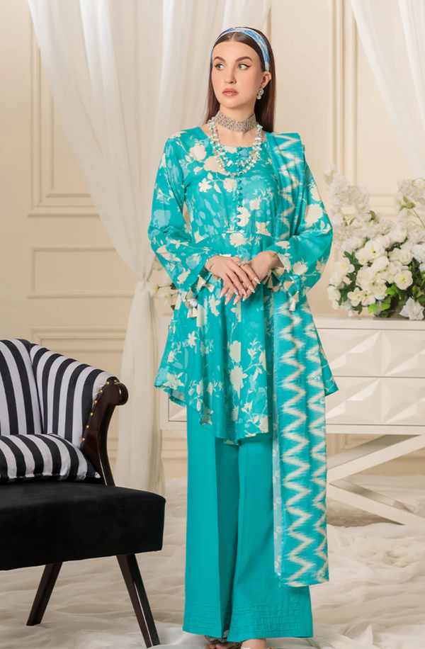 SITARA PF062431 Unstitched 3 Piece Dilkash Printed Lawn Suit by Paltar