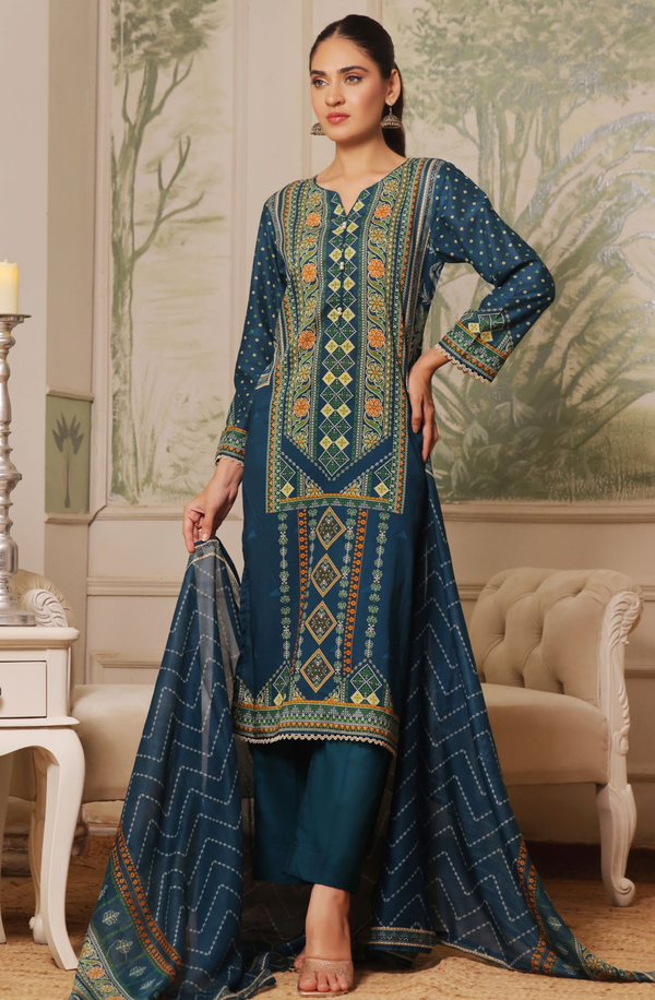 SD42007 Gule Gulzar Unstitched 3 Piece Winter Collection By Gul Ahmed