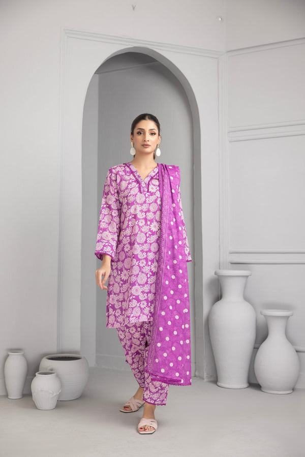 IDS18-7 Identic Separates Printed Lawn Volume-18 Collection 2024 by Regalia