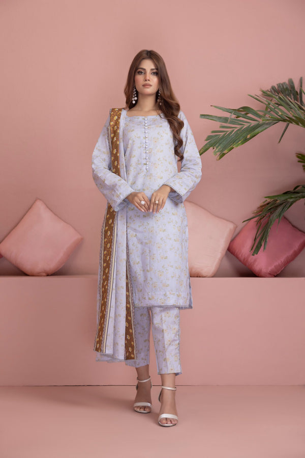 ISV7-14 Identic Seperates Volume-7 Unstitched 3-piece Suit 2023 by Regalia