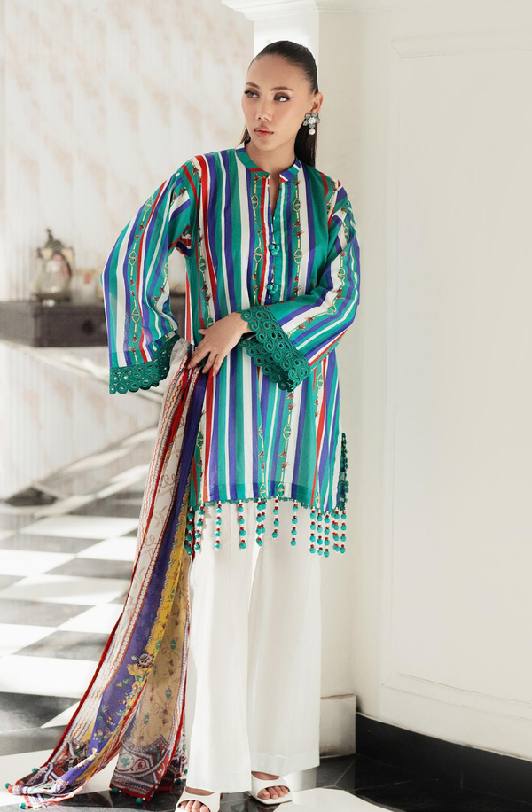 SD52007 Summer Amore Unstitch Printed Lawn COllection 2025 by Gul Ahmed