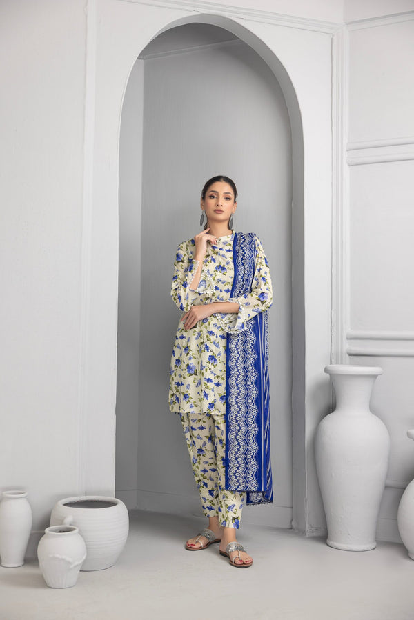 IDS18-10 Identic Separates Printed Lawn Volume-18Collection 2024 by Regalia