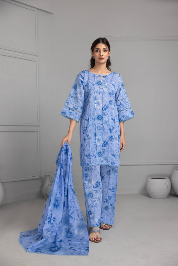 IDS18-1 Identic Separates Printed Lawn Volume-22 Collection 2024 by Regalia