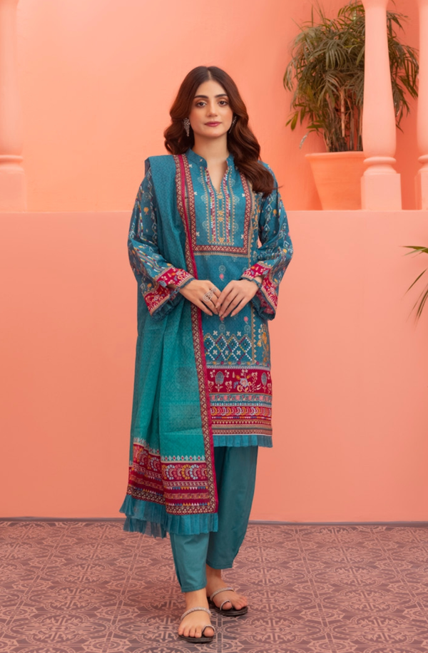 S24-01 Salina Volume 24 Digital Printed Lawn Collection 2024 by Regalia