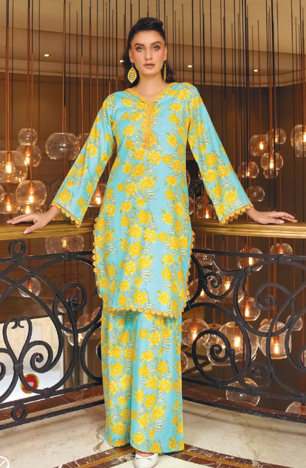 BFRN2402-A14 COCO Prints unstitched 2 piece Khaddar Suit by Lenaim