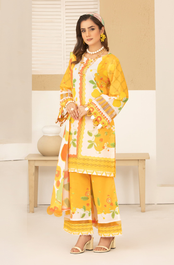 PA012526 Unstitchend Gulposh Printed Premium Lawn Collection 2025 by Paltar