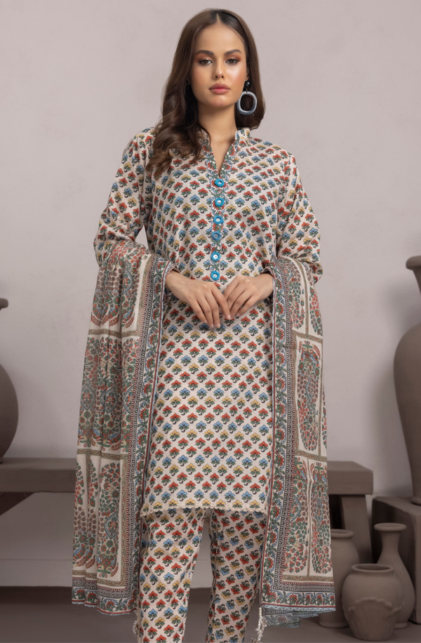 IDS20-08 Identic Separates Volume 20 Printed Lawn Collection 2024 by Regalia