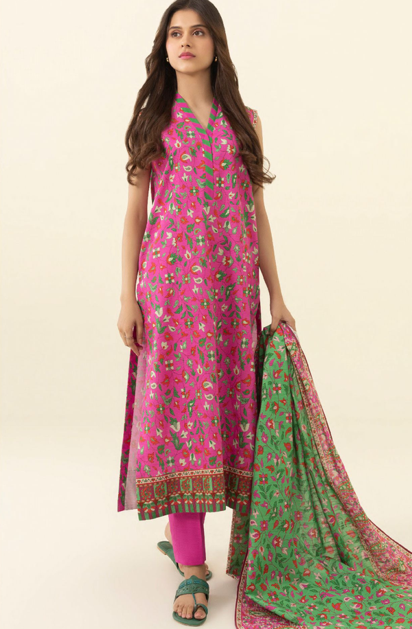 U3P-DY23V6-9WS Printed Lawn Collection 2025 Volume-01 by Sapphire