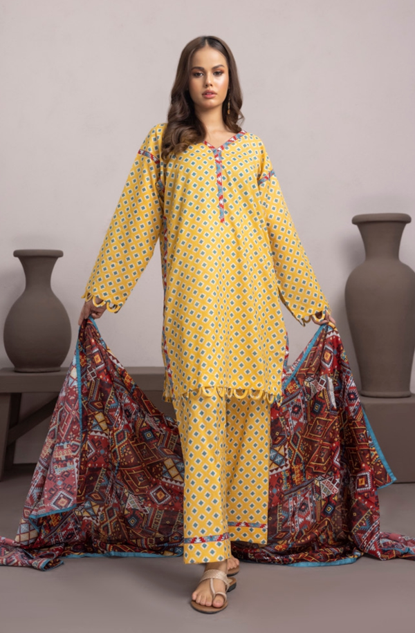 IDS20-09 Identic Separates Volume 20 Printed Lawn Collection 2024 by Regalia