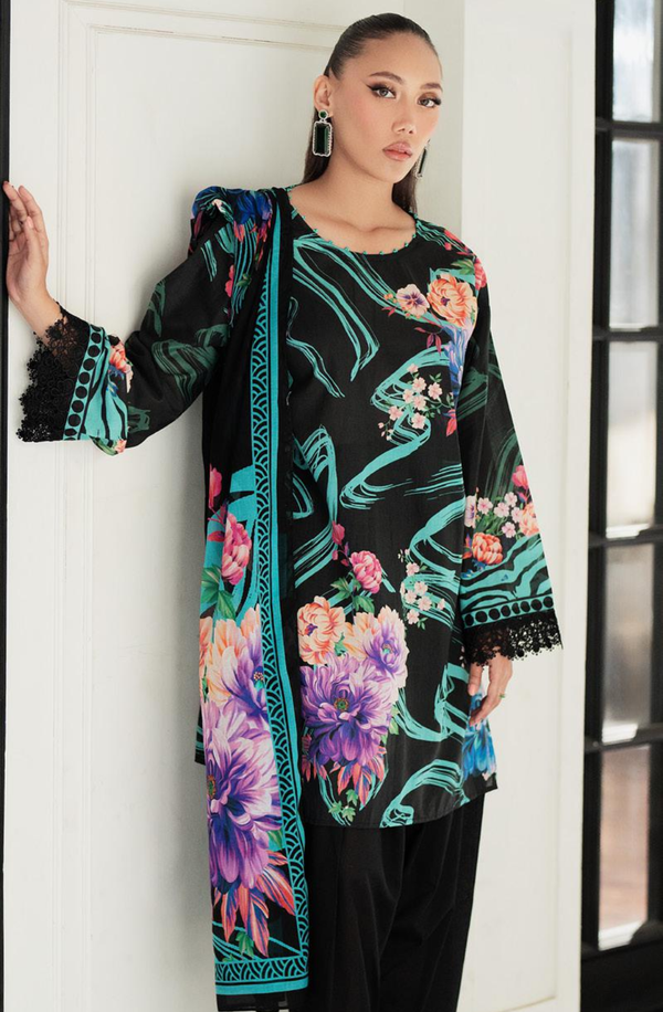 SD52010 Summer Amore Unstitch Printed Lawn COllection 2025 by Gul Ahmed