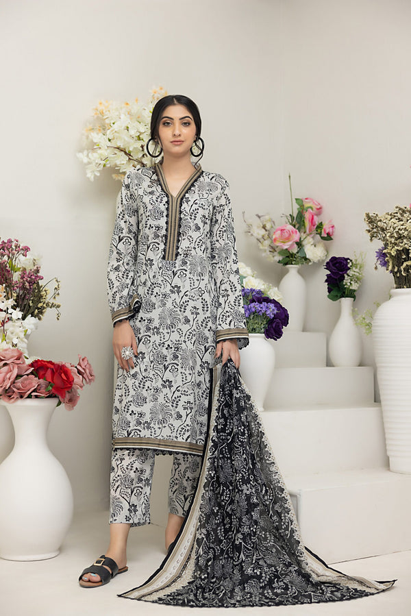 BNW4-9 Unstitch 3 Piece Suit Salina Black & White Volume 4 by Regalia