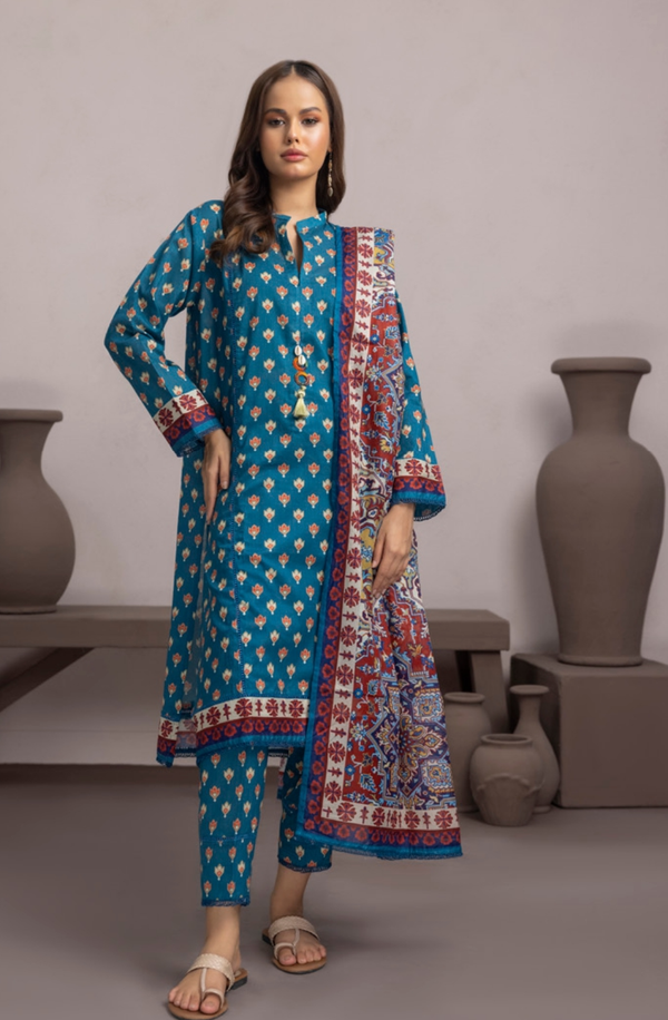 IDS20-10 Identic Separates Volume 20 Printed Lawn Collection 2024 by Regalia