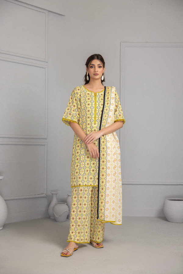 1DS18-2 Identic Separates Printed Lawn Volume-18 Collection 2024 by Regalia