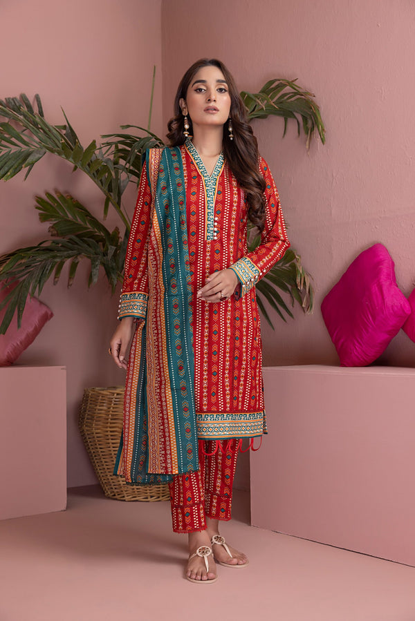 ISV7-3 Identic Seperates Volume-7 Unstitched 3-piece Suit 2023 by Regalia