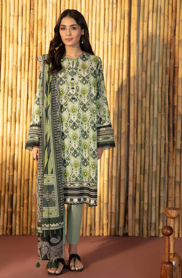 U2-PP22V4-1WS Unstitch Printed Lawn Collection 2025 Volume-03 by Sapphire