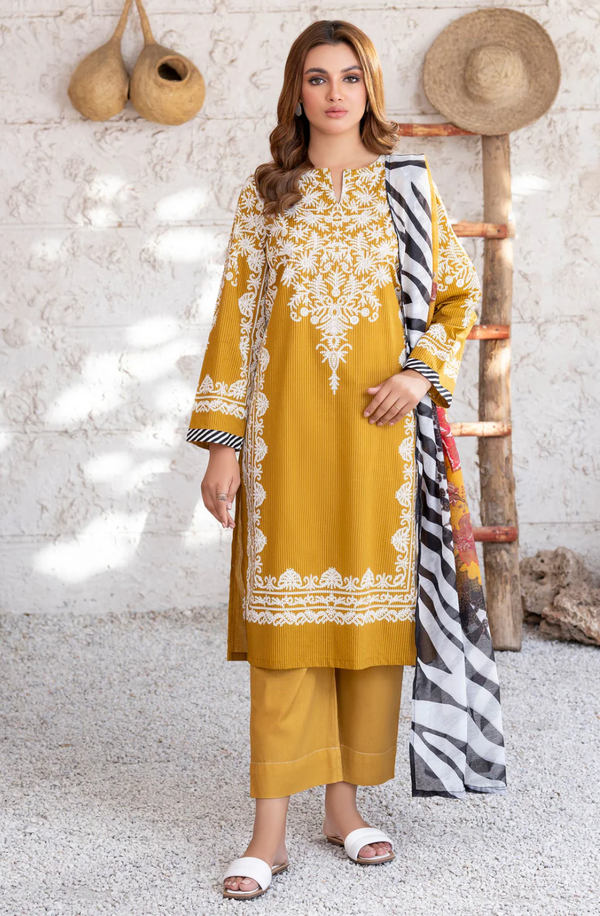 U3528SU-3PC-374  Unstitched 3 Piece Lawn Collection Volume-1 2025 by Limelight