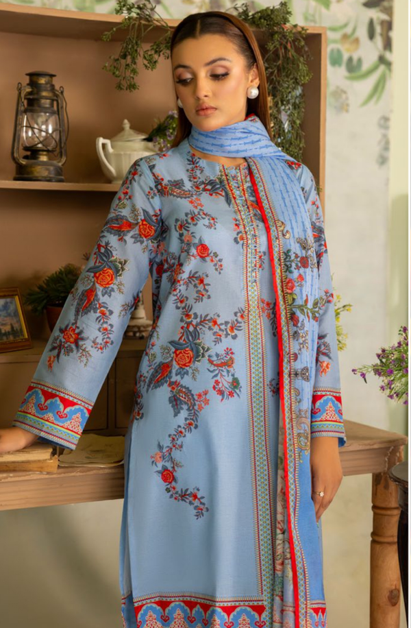 SD42032 Heer Unstitched 3 piece Lawn Suit by Gul Ahmed