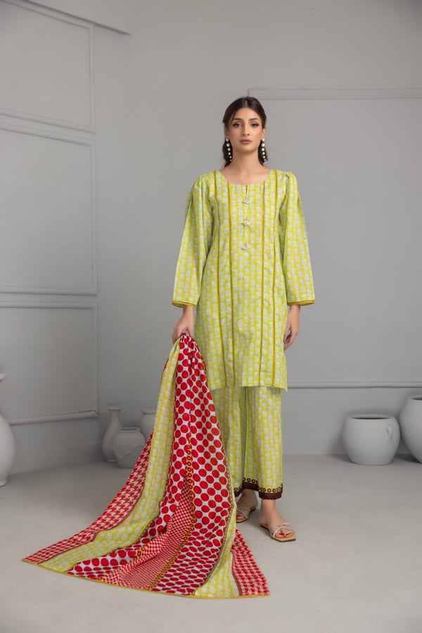 IDS18-3 Identic Separates Printed Lawn Volume-22 Collection 2024 by Regalia