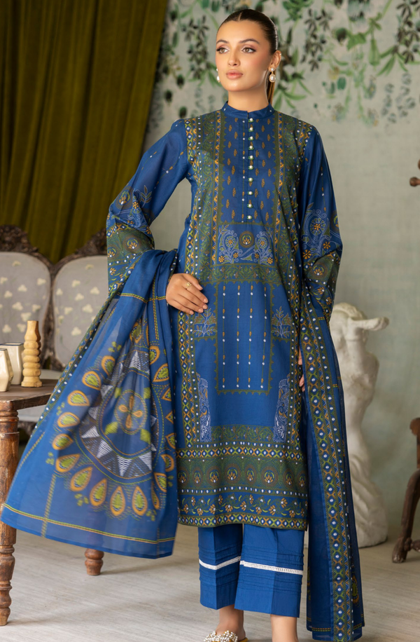 SD42023 Heer Unstitched 3 piece Lawn Suit by Gul Ahmed