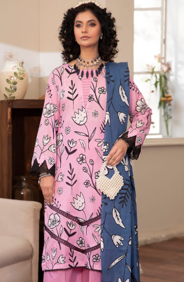 PF122430 Behroz unstitched Premium Lawn Suit Collection 2025 by Paltar