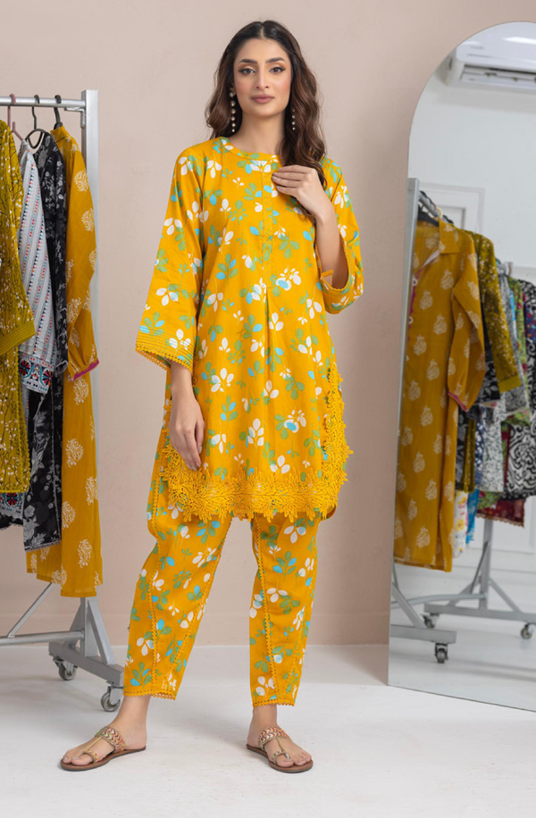 IDS2PV3-07  Unstitched 2 Piece Printed Lawn Volume 3 by Regalia