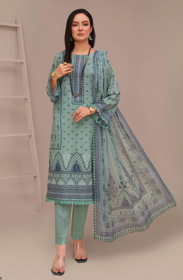 MCV2-07 Unstitch Lawn Collection 2025 Volume-02 by Moco Prints