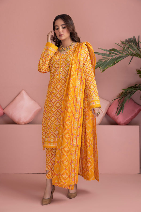 ISV7-7 Identic Seperates Volume-7 Unstitched 3-piece Suit 2023 by Regalia