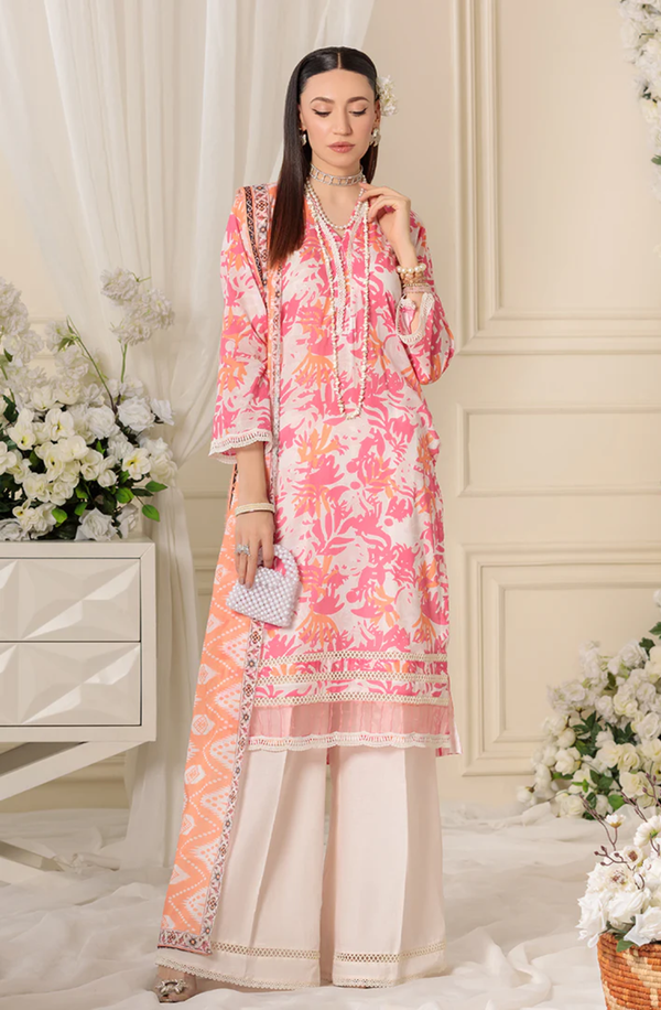 NAYAB PF062428 Unstitched 3 Piece Dilkash Printed Lawn Suit by Paltar