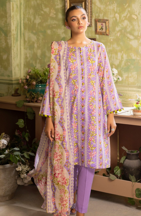 SD42048 Heer Unstitched 3 piece Lawn Suit by Gul Ahmed