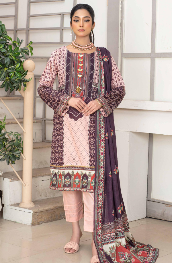 ART-08 Lawn Unstitched 3-piece suit by Meerab