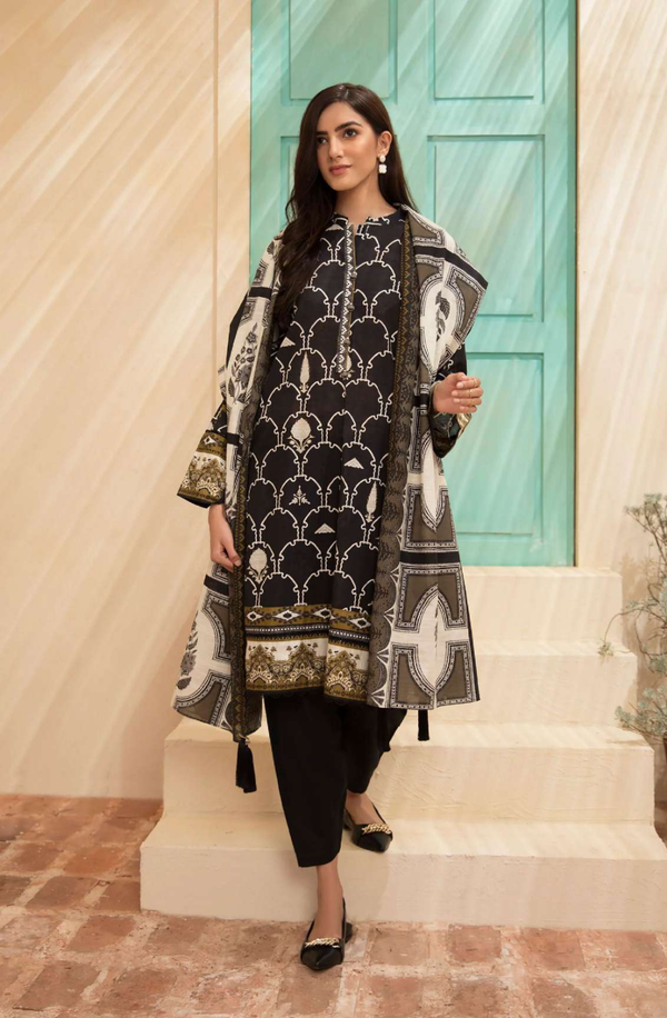 3P-R6-26 Unstitched 3 piece Suit Printed Lawn Volume-9 by Sapphire