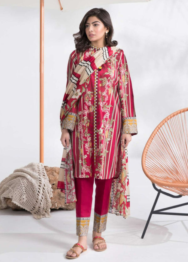 Sapphire Printed Lawn Unstitched 3 Piece Suit Summer Drift B - Spring / Summer Collection