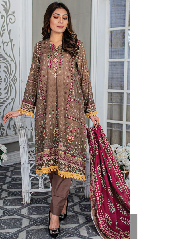 AK-CC-002 A & K Lawn Collection By Ayla Khadija