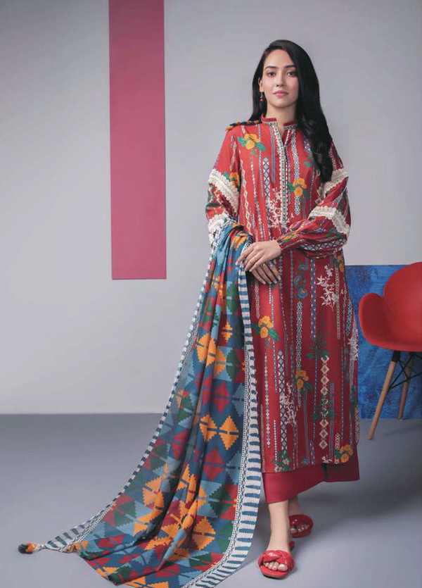 OOU2R-DAYV2-2R Unstitched 3-piece Suit Printed Lawn Vol-7 by Sapphire