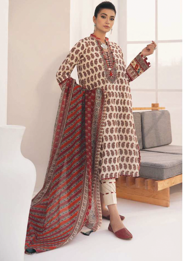 PV-CC-003 Printed Lawn 3-piece Unstitched Suit by Sapphire