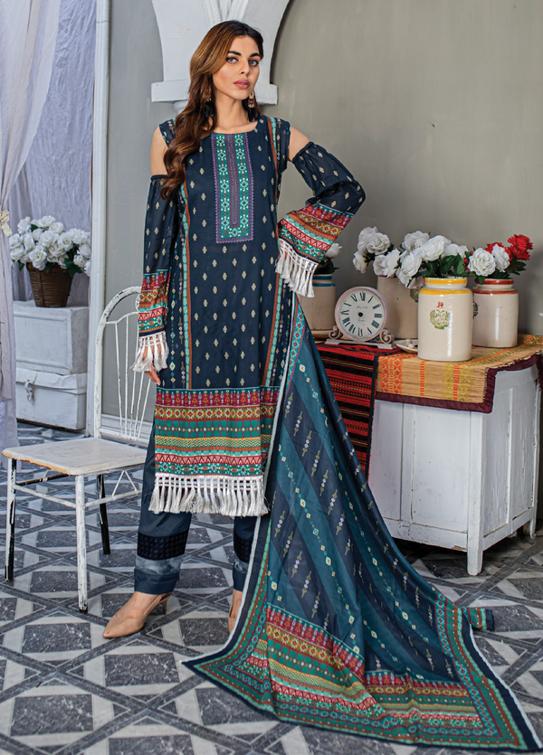 AK-CC-001 A & K Lawn Collection By Ayla Khadija