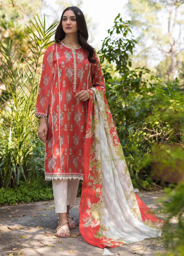 Sapphire Printed Lawn Unstitched 3 Piece Suit Summer Drift B - Spring / Summer Collection