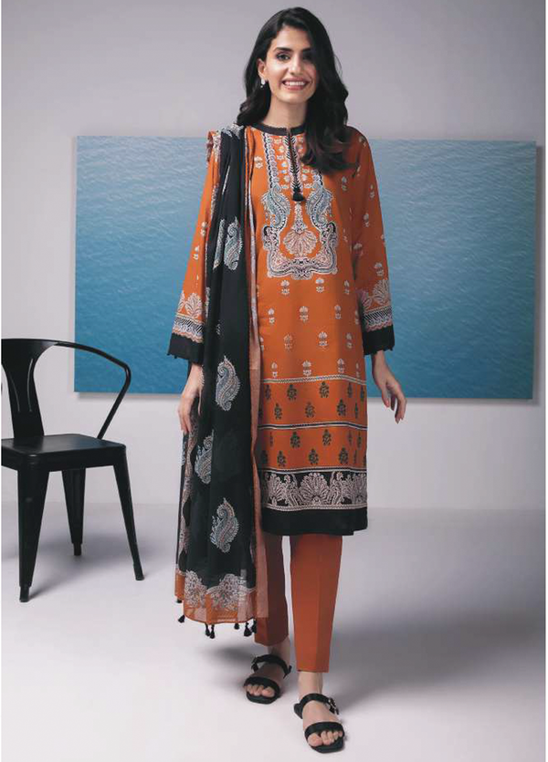 OOU2D-DAYV2-5R Unstitched 3-piece Suit Printed Lawn Vol-7 by Sapphire