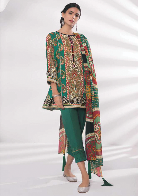 PV-CC-004 Printed Lawn 3-piece Unstitched Suit by Sapphire