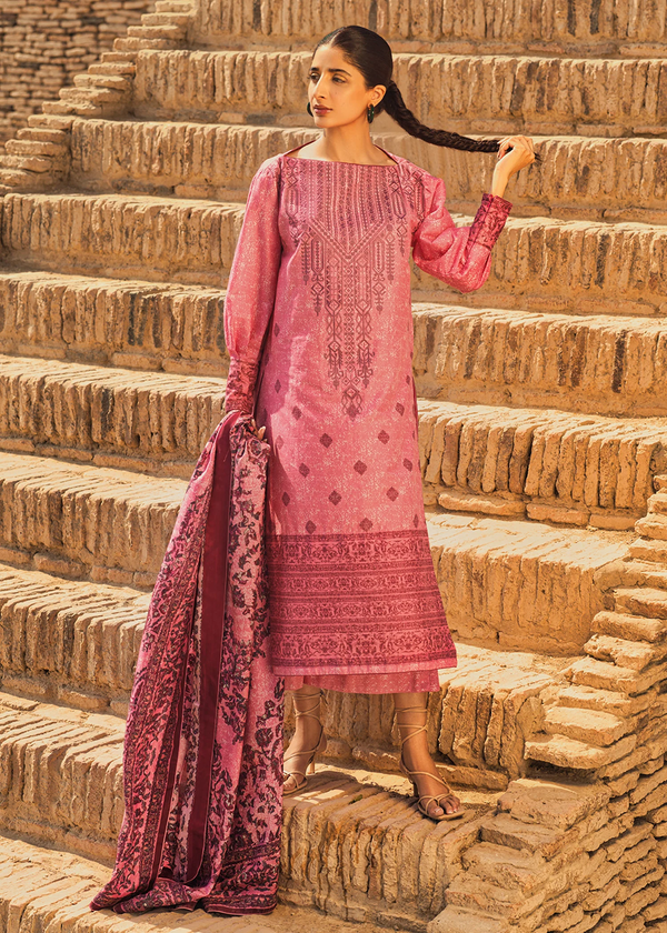 ARABESQUE Mizaj Unstitched 3-piece Luxury Collection by Tena Durrani