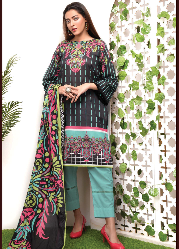 CC-GP-005 Unstitched 3-piece Suit by Gorgeous Print  by Cross & Cross