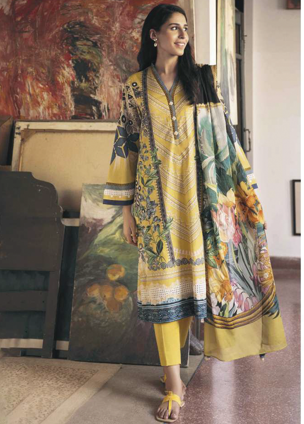 00U3R-DAYV6-2R Unstitched 3-piece Suit Printed Lawn Vol-6 by Sapphire