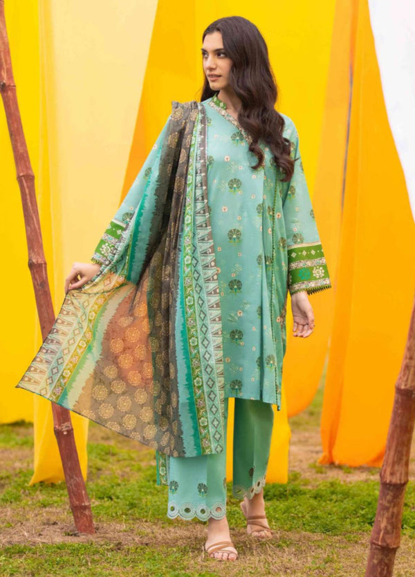 Sapphire Printed Lawn Unstitched 3 Piece Suit Summer Drift B - Spring / Summer