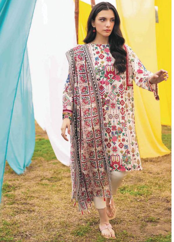 OU3R-DAYV1-1AR Printed Lawn Vol-5 3-piece Suit by Sapphire