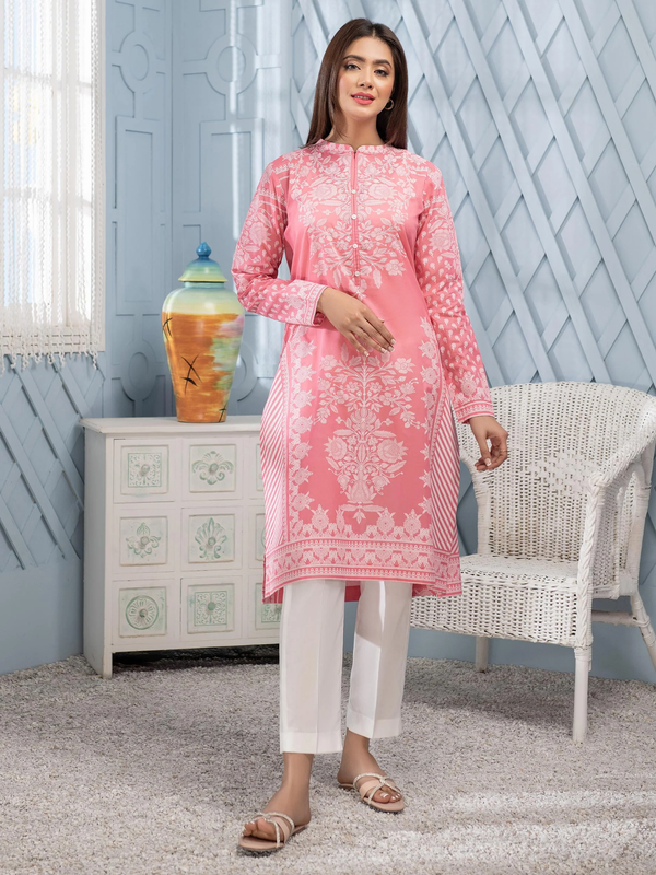 U2929 Pink Lawn Pasting Shirt 1 Piece by LimeLight