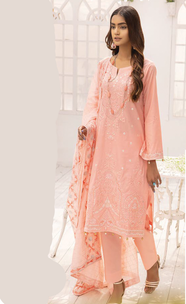 HH-CC-001 Aafreen Vol-2 Luxury Unstitched Embroidered Collection by H&H Textiles