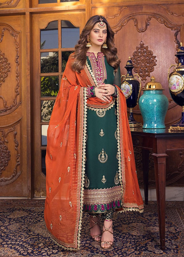 AJ-CC-004 Unstitched Embroidered 3-Piece Maahru & Noorie Collection by Asim Jofa